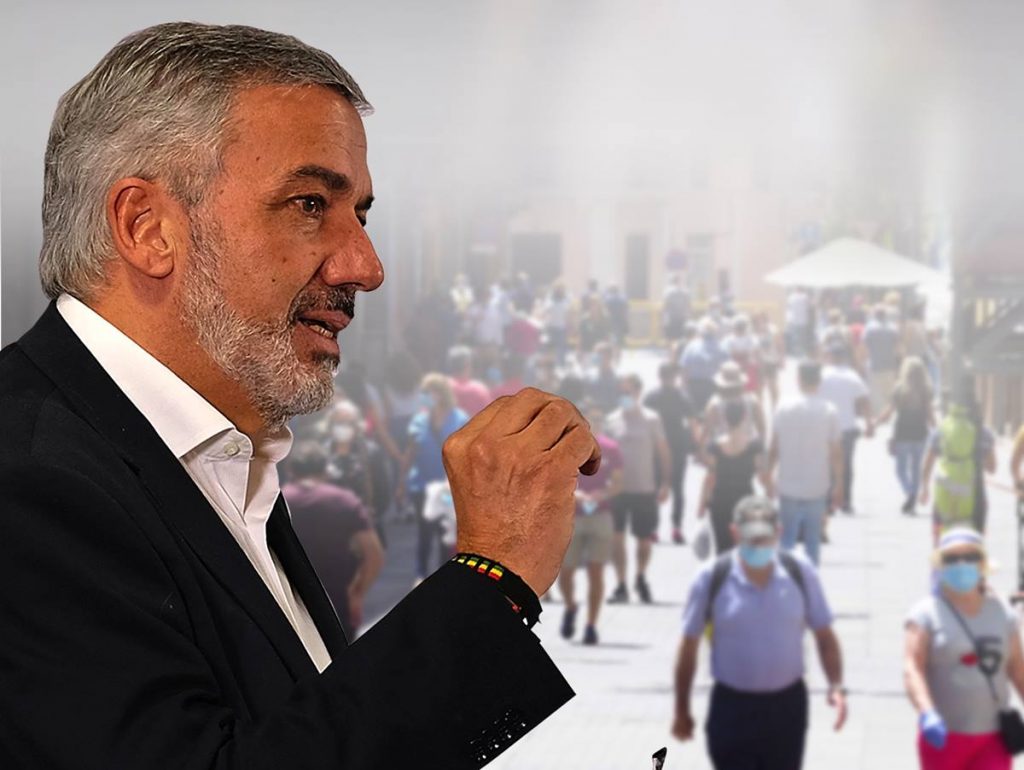 El portavoz del Comité Científico que asesora al Gobierno de Canarias en la crisis del coronavirus, Lluis Serra Majem. DA