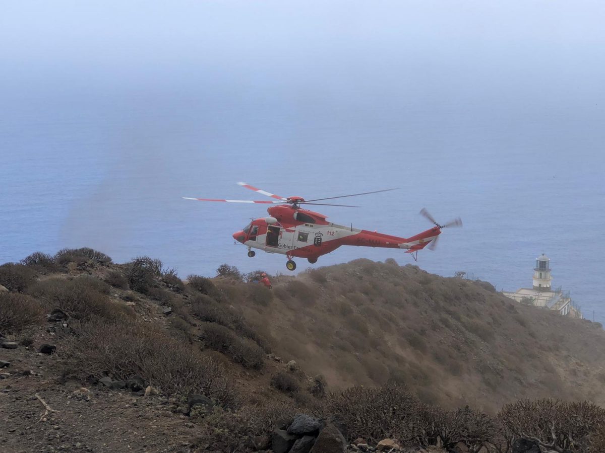 Helicóptero del GES. 112 Canarias