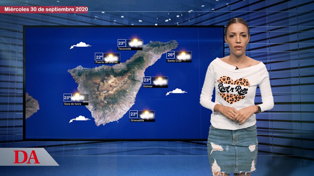 El tiempo en Canarias para el miércoles, 30 de septiembre. DAMedia