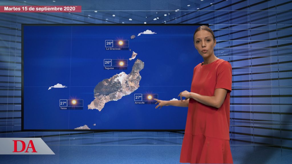 Sofía Negrín te cuenta el tiempo en Canarias para el martes, 15 de septiembre. DAMedia