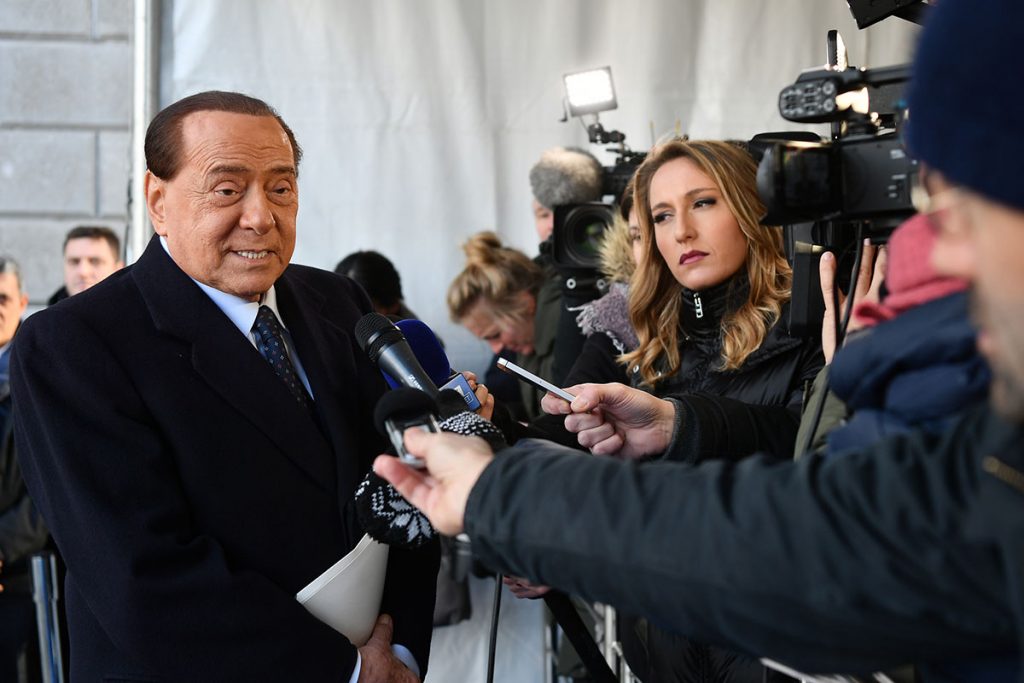 El ex primer ministro italiano Silvio Berlusconi, en una imagen de diciembre de 2019
