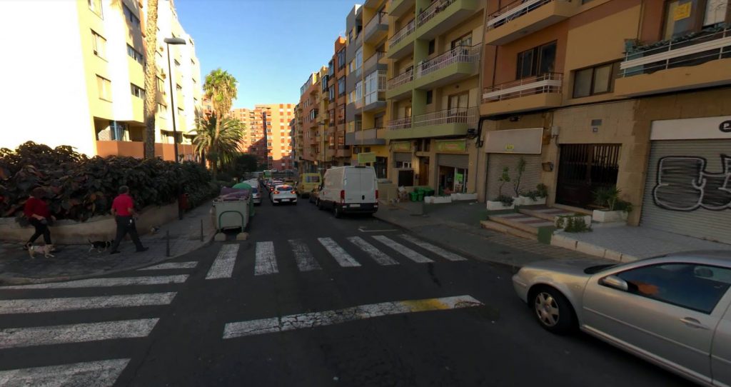 Imagen de recurso de la calle Ramón Trujillo Torres, en Santa Cruz de Tenerife. Google Maps