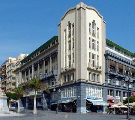 Fachada marítima del Real Casino de Tenerife en la actualidad. DA