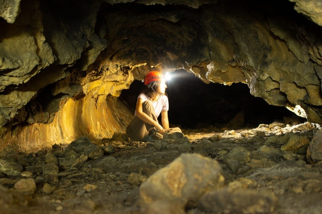 Interior de las cuevas colgadas de La Palma EUROPA PRESS