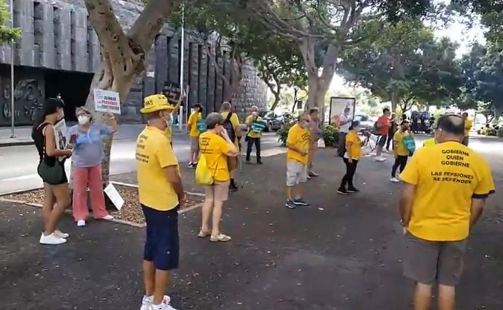 Los representantes del colectivo de mayores reclaman ser 'mileuristas'