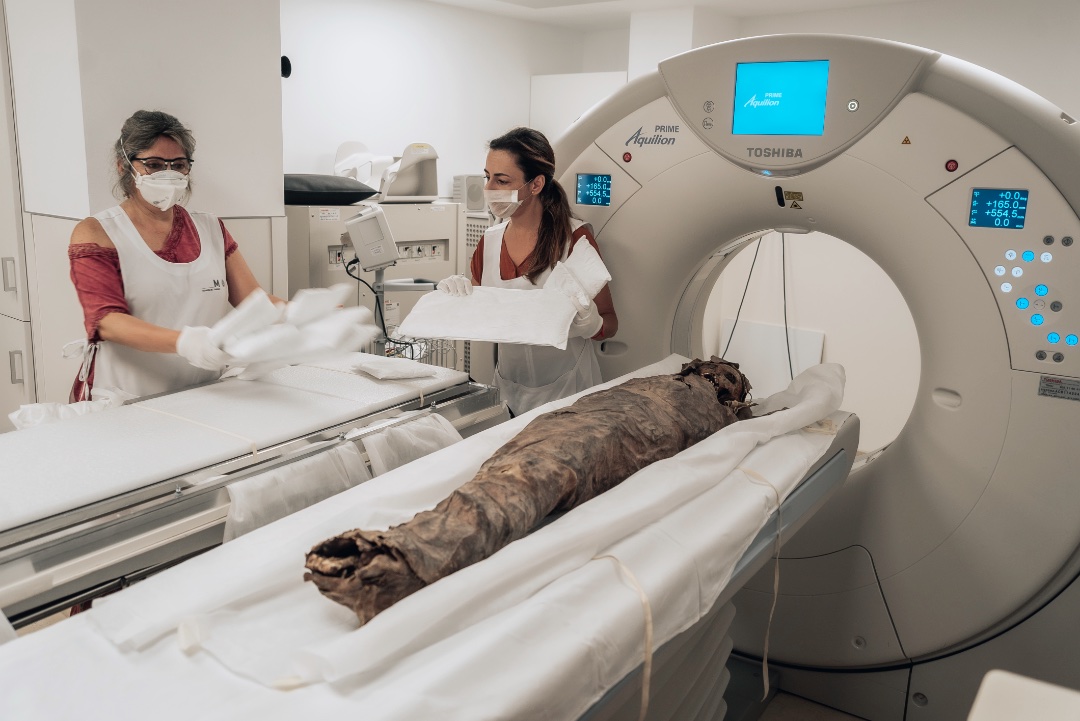 El proyecto es una de las investigaciones más relevantes en imagen médica sobre restos humanos guanches momificados. Fiorella Licandro