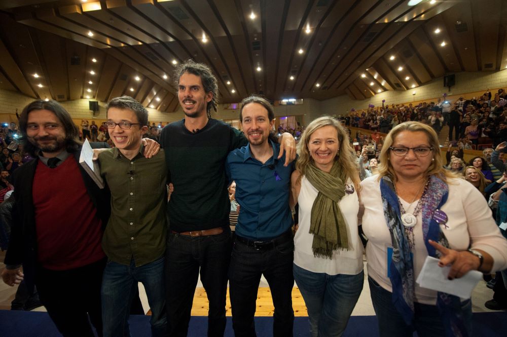 Imagen de archivo de un mitin de Podemos en diciembre de 2015/Fran Pallero
