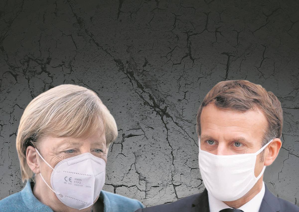 Angela Merkel y Emmanuel Macron anunciaron ayer restricciones severas para tratar de contener la segunda ola de la COVID, que golpea con fuerza al continente europeo.