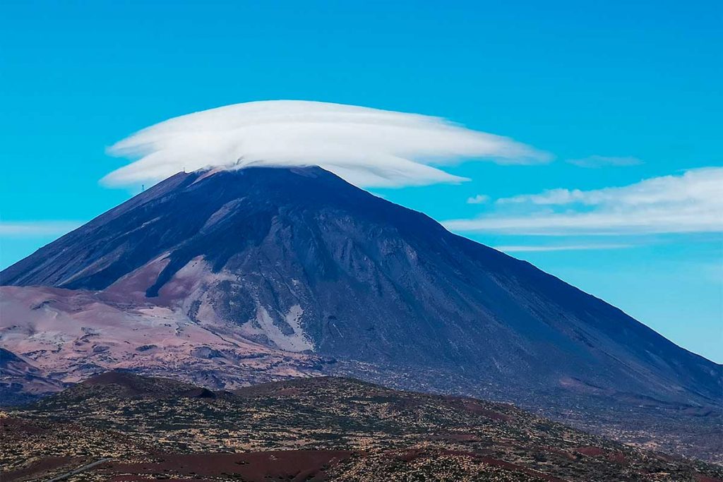 SOMBRERO TEIDE NUBE LENTICULAR AMETE IZANA