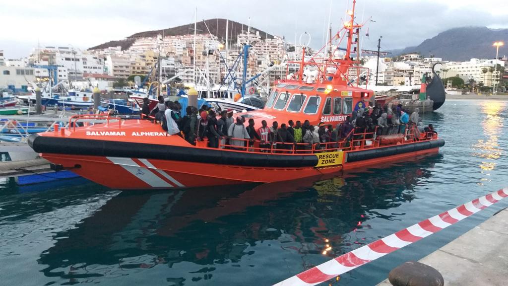 Llegada de migrantes a Canarias. DA