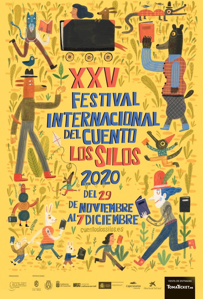 Cartel del XXV Festival Internacional del Cuento de Los Silos. / DA