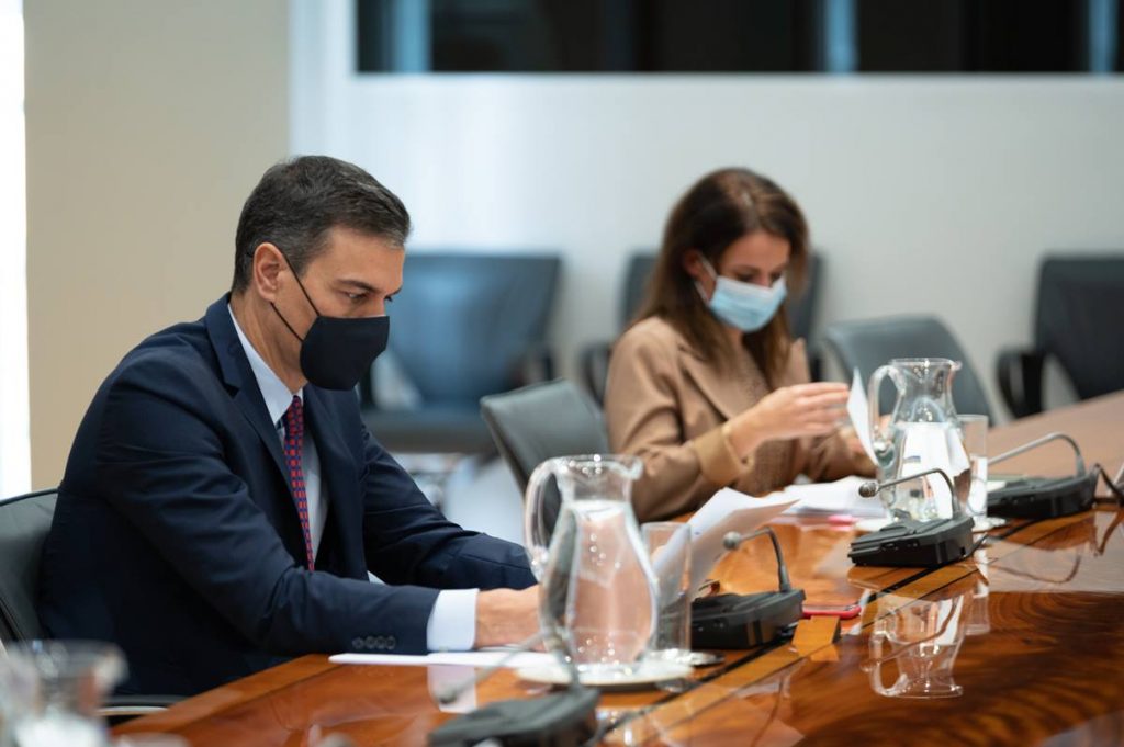 El presidente del Gobierno, Pedro Sánchez, preside la reunión del Comité de Seguimiento del Coronavirus, en el Complejo de la Moncloa. EP