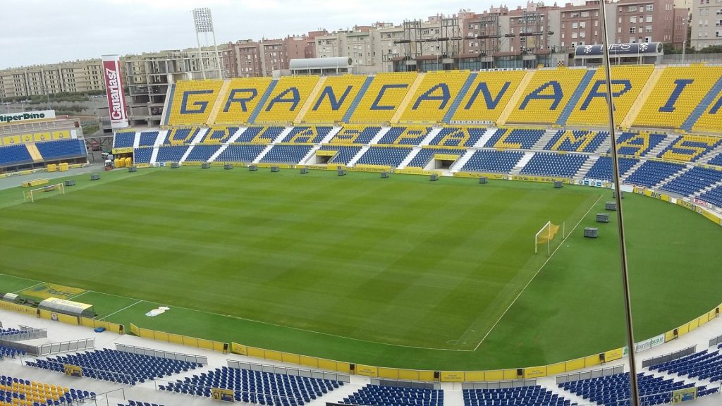 El estadio de Gran Canaria no albergará aficionados el próximo domingo. /Twitter