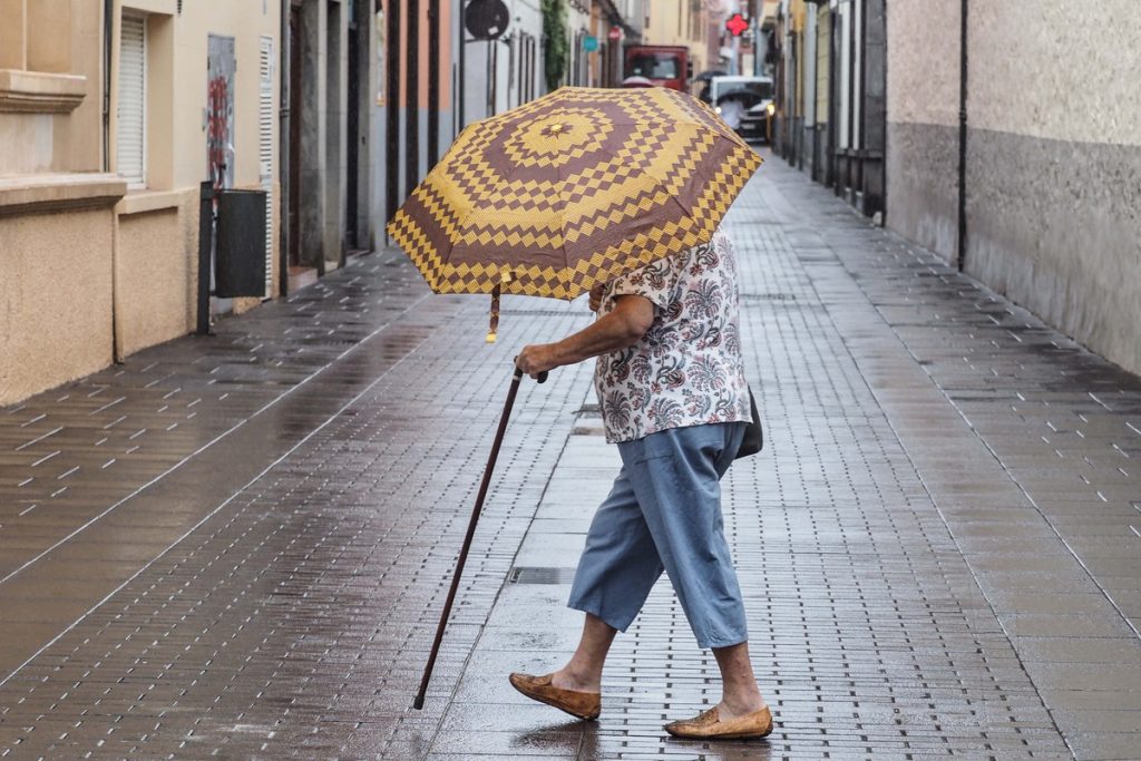 Lluvia en Tenerife