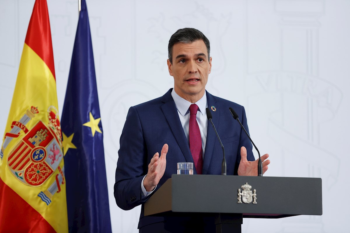 El presidente del Gobierno de España, Pedro Sánchez. EFE