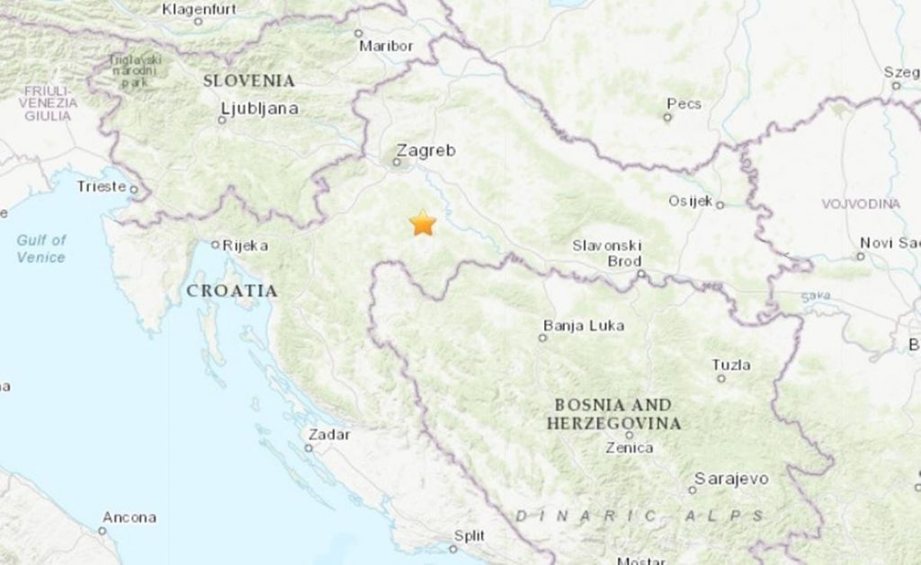 Un terremoto de magnitud 6,3 deja al menos cinco muertos en Croacia. EP