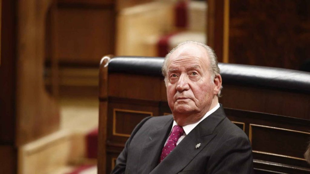 Juan Carlos I en su última asistencia al Congreso de los Diputados. Europa Press