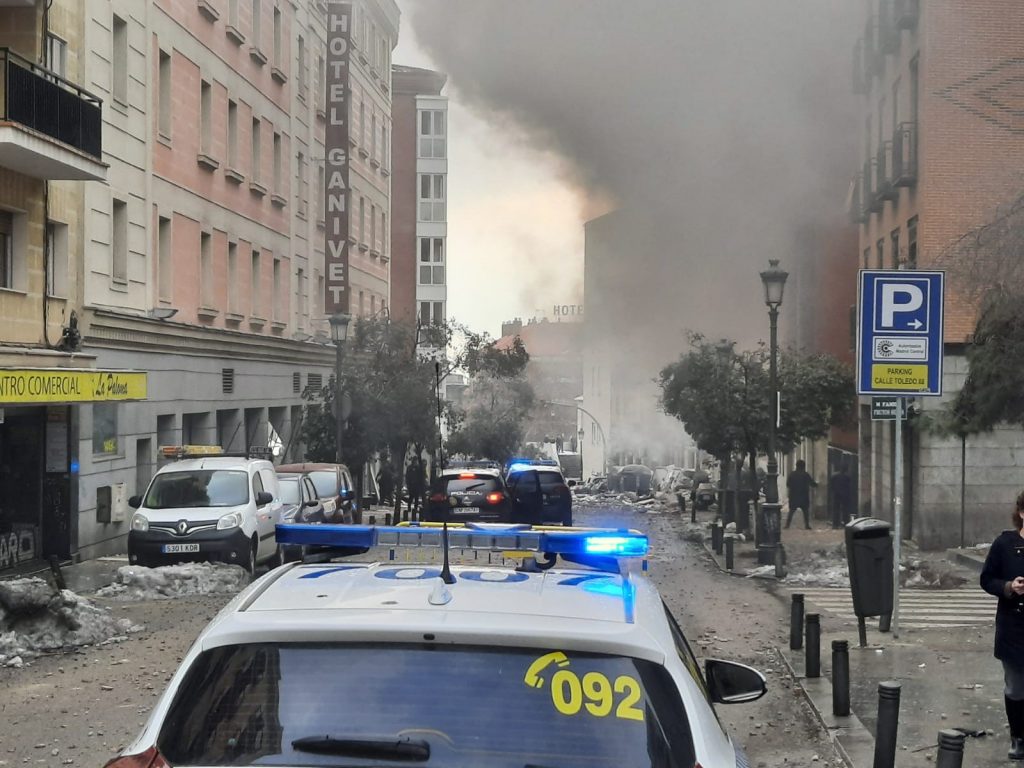 Dos de los muertos en la explosión de Madrid estaban paseando por la calle en ese momento. EP