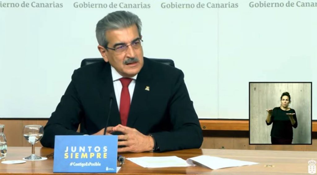 El vicepresidente y consejero de Hacienda, Román Rodríguez. DA