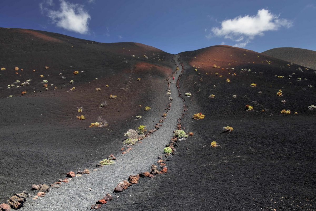La Ruta de los Volcanes ha logrado fama internacional porque por ella discurre la prueba Transvulcania. DA
