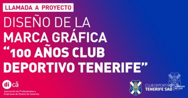 El CD Tenerife abre un proceso de selección para el diseño del logo de su Centenario