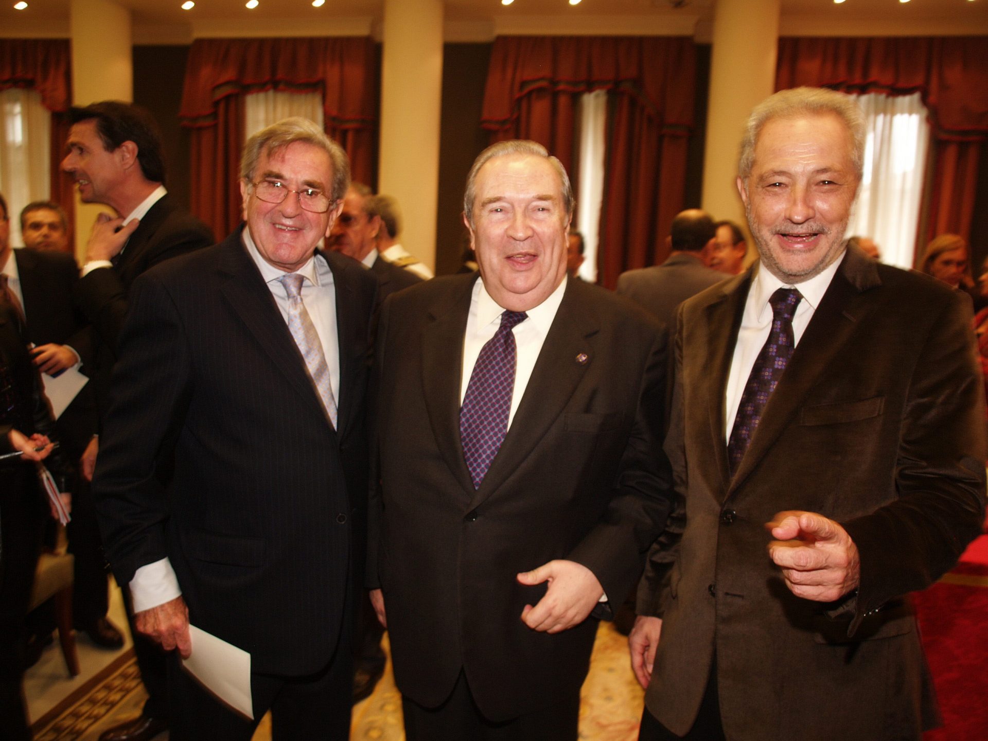Manuel Hermoso, Jerónimo Saavedra y Adán Martín. / DA