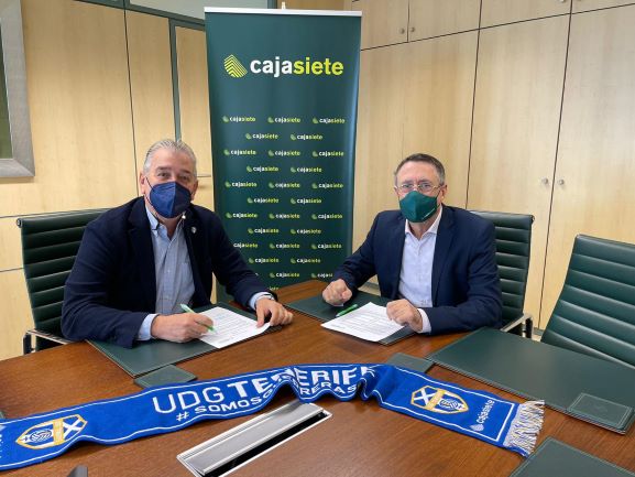 La Fundación Cajasiete-Pedro Modesto Campos y la UDG Tenerife renuevan su acuerdo de colaboración