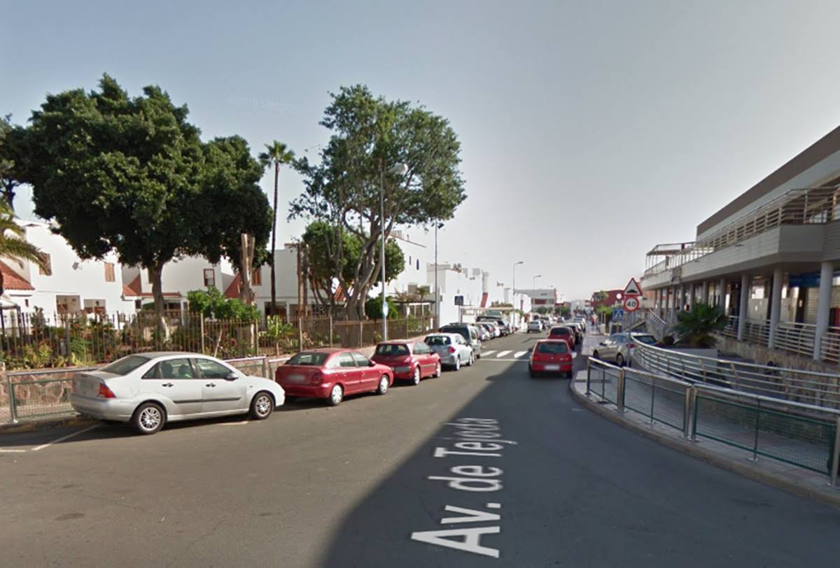 Entorno del Centro Comercial San Fernando, en Maspalomas. Google Maps