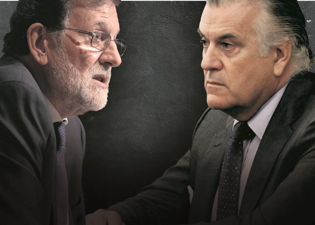 Mariano Rajoy y Luis Bárcenas. EE