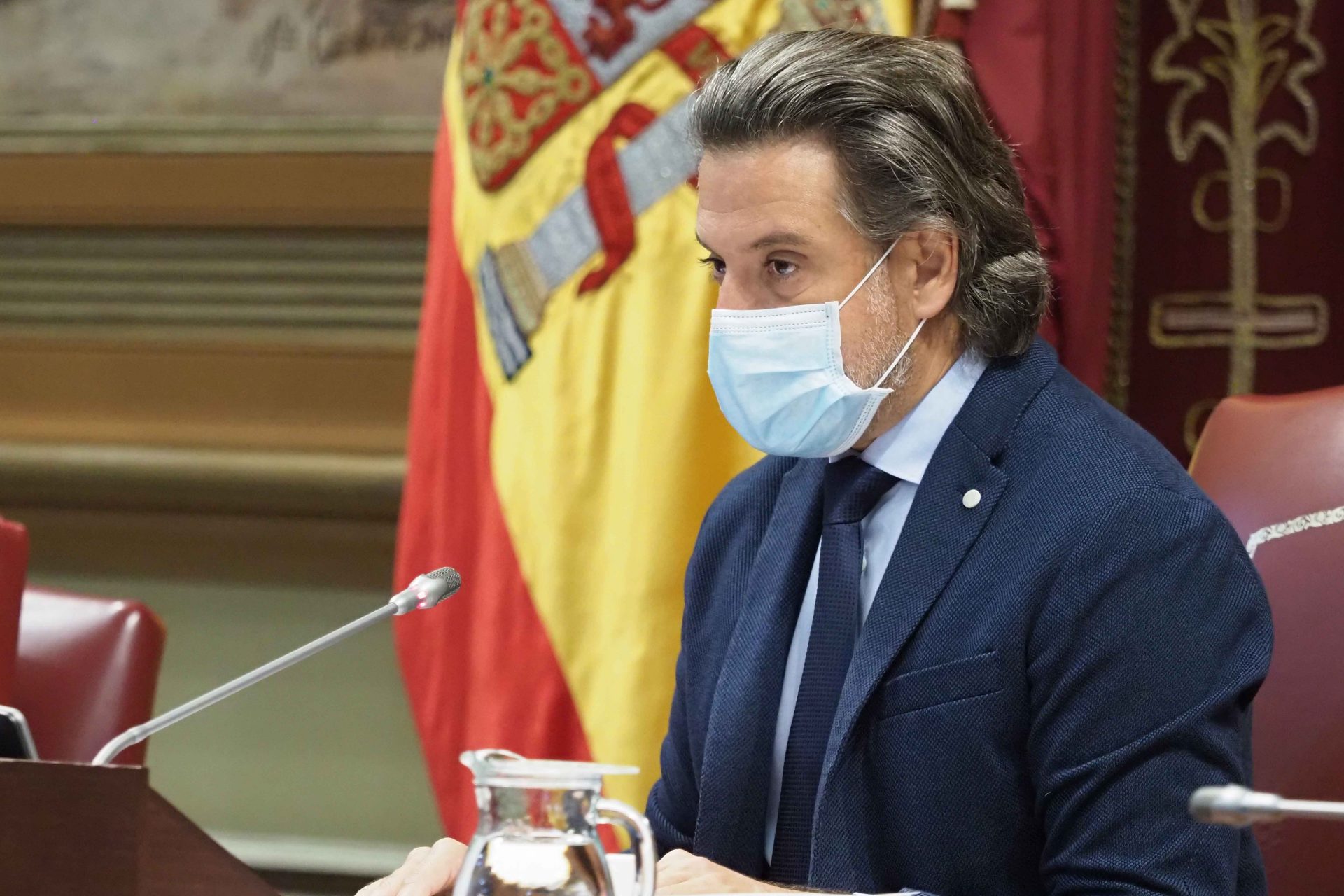 Gustavo Matos, presidente del Parlamento de Canarias. / SERGIO MÉNDEZ 