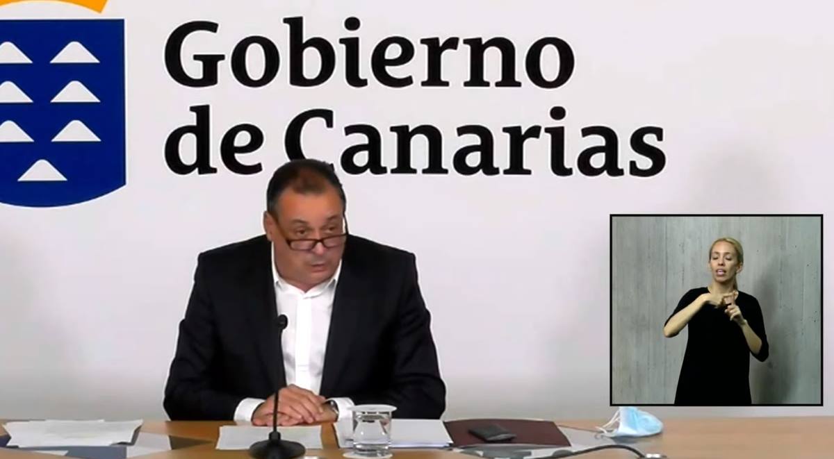 El consejero de Sanidad del Gobierno de Canarias, Blas Trujillo. DA