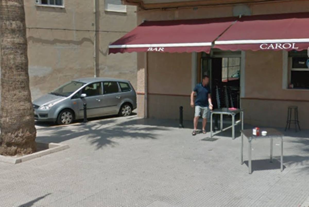 Bar Carol, en Valencia. Google Maps
