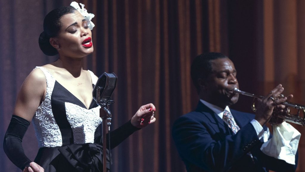En ‘Los Estados Unidos contra Billie Holiday’, Andra Day interpreta a la gran cantante de jazz.