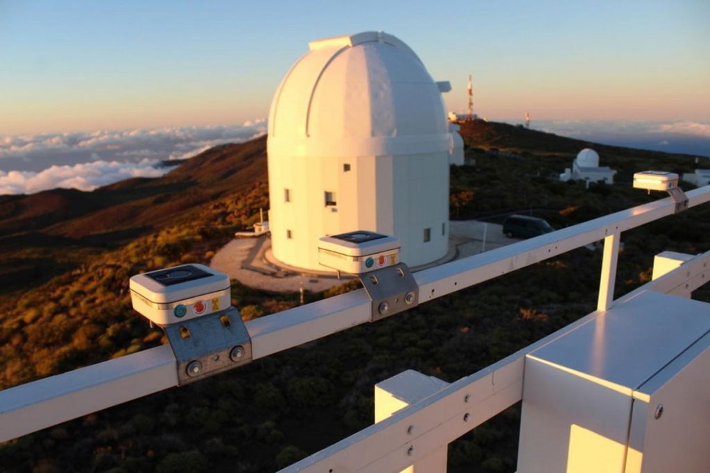 Fotómetros en el Observatorio del Teide para medir la contaminación lumínica