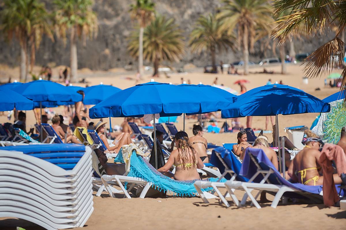 La santacrucera playa de Las Teresitas volverá a ser durante la Semana Santa uno de los lugares más concurridos de la Isla. Tony Cuadrado