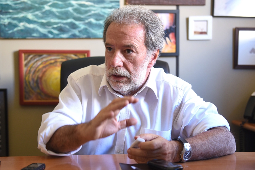 José Luis Rivero Ceballos, catedrático de Economía Aplicada de la Universidad de La laguna. / SERGIO MÉNDEZ