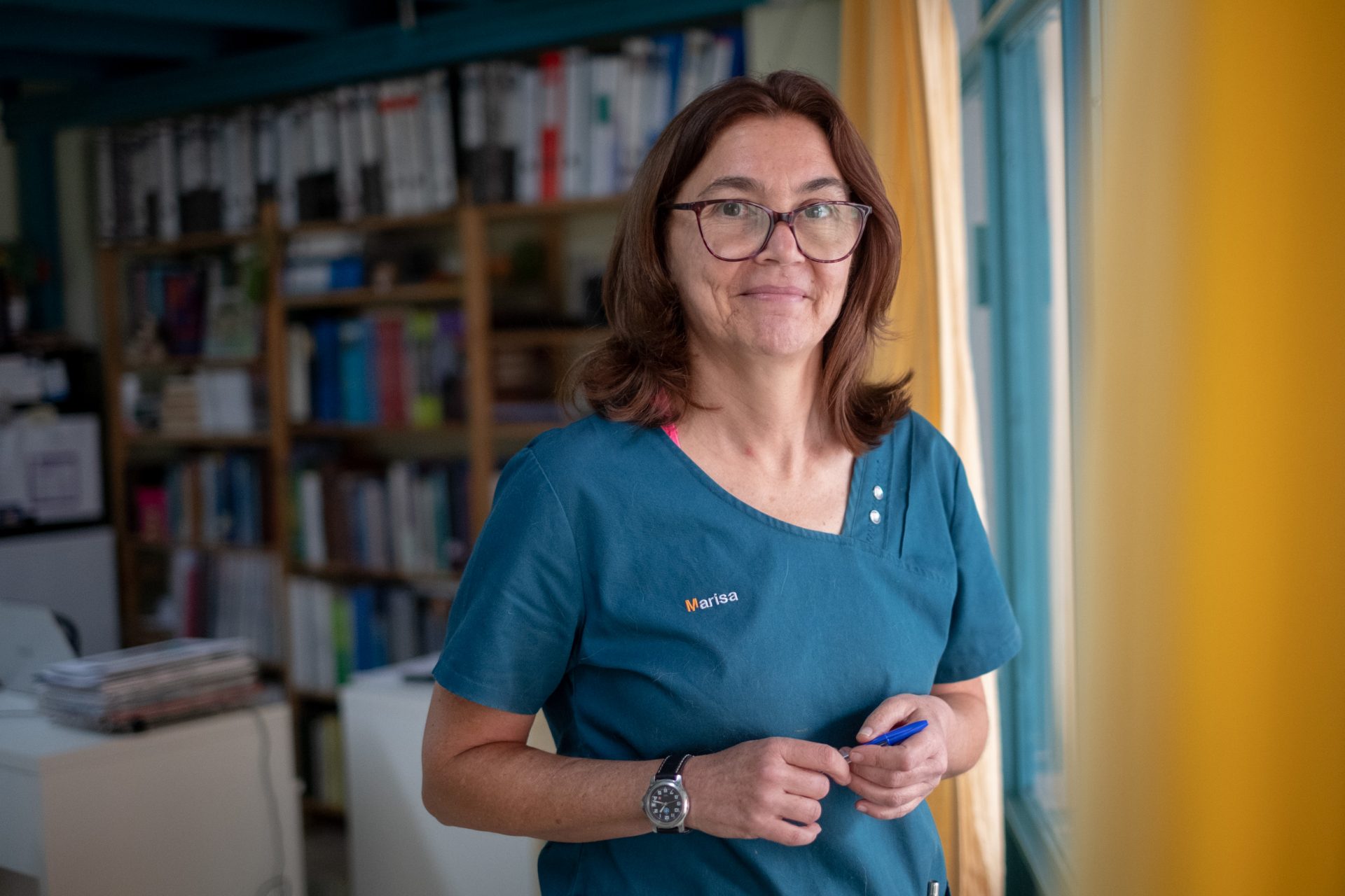 Fernández, presidenta del Colegio de Veterinarios: “Somos los únicos sanitarios sin vacunar”. FRAN PALLERO