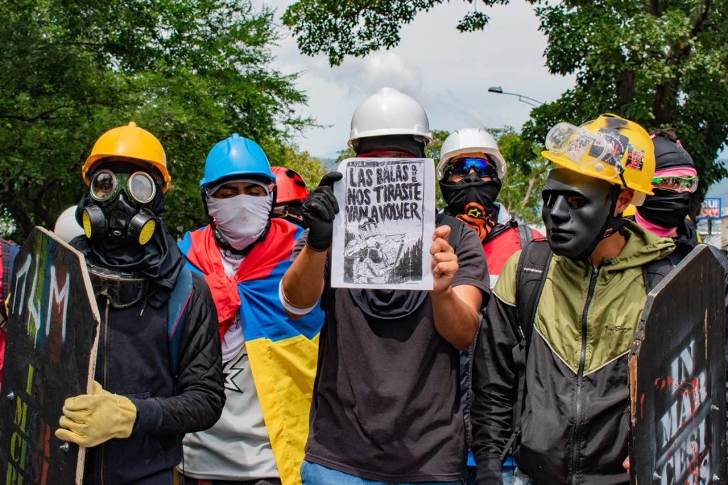 Manifestantes en Medellín, Colombia MIYER JUANA / ZUMA PRESS