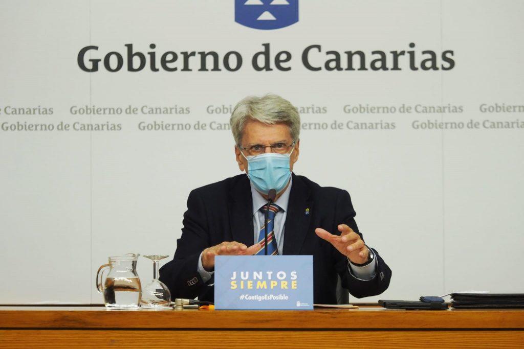 El portavoz del Gobierno de Canarias, Julio Pérez. | Sergio Méndez