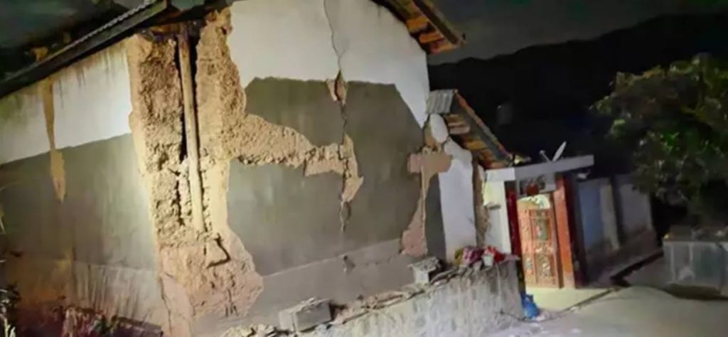 Uno de las viviendas afectadas por el terremoto de Yunnan, en el sur de China - XINHUA
