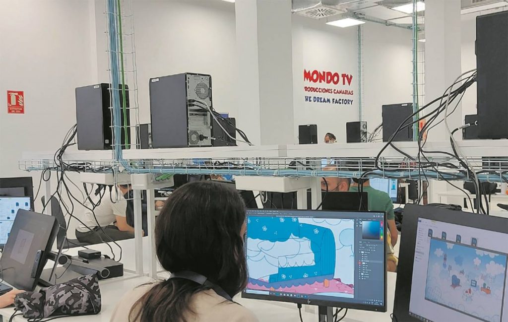 Instalaciones de Mondo TV Producciones Canarias, que se inaugurarán en septiembre. DA