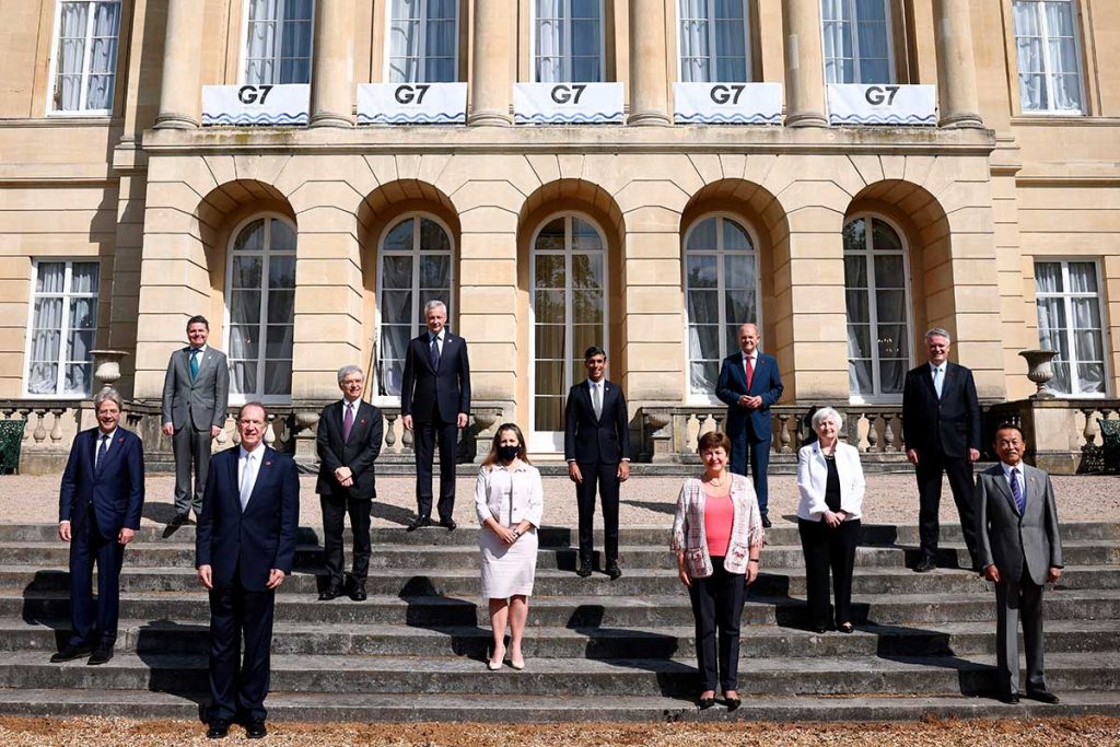 Reunión de los ministros de Finanzas del G7, que agrupa a Canadá, Estados Unidos, Japón, Francia, Alemania, Italia y Reino Unido. Europa Press