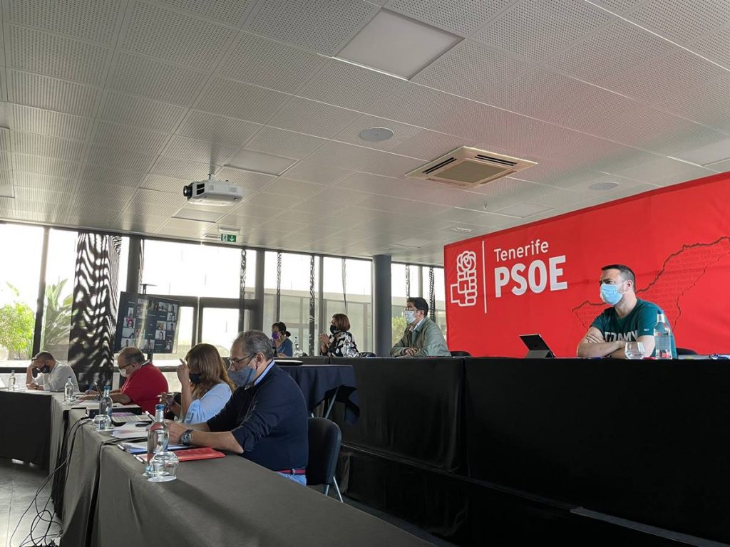 Detalle del comité insular del PSOE de Tenerife. DA