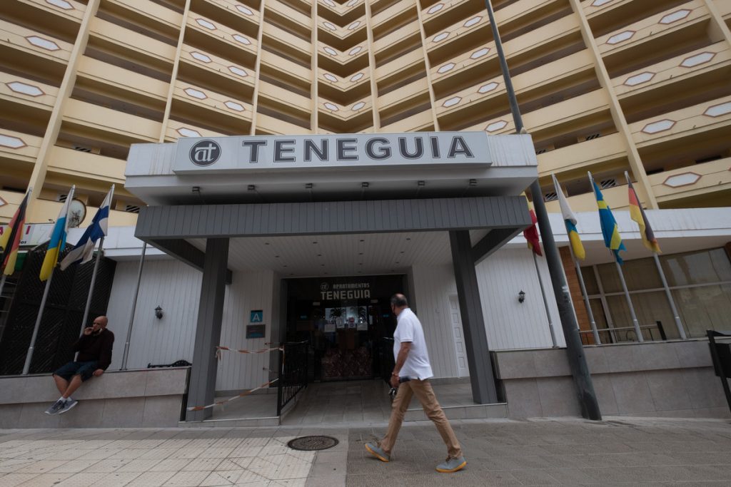 Hotel cerrado por la pandemia en Tenerife. Fran Pallero