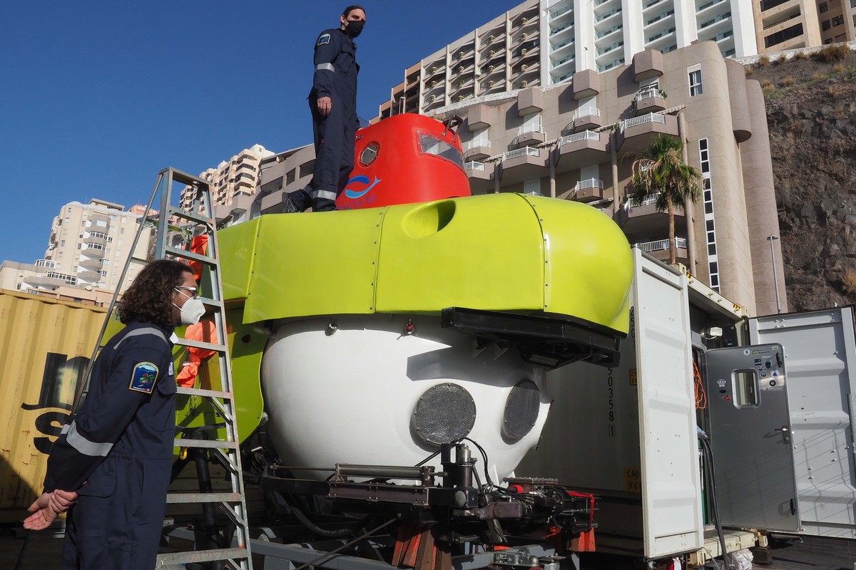 El 'Piscis VI' llegó de Estados Unidos a Tenerife el pasado mes de febrero. SERGIO MÉNDEZ