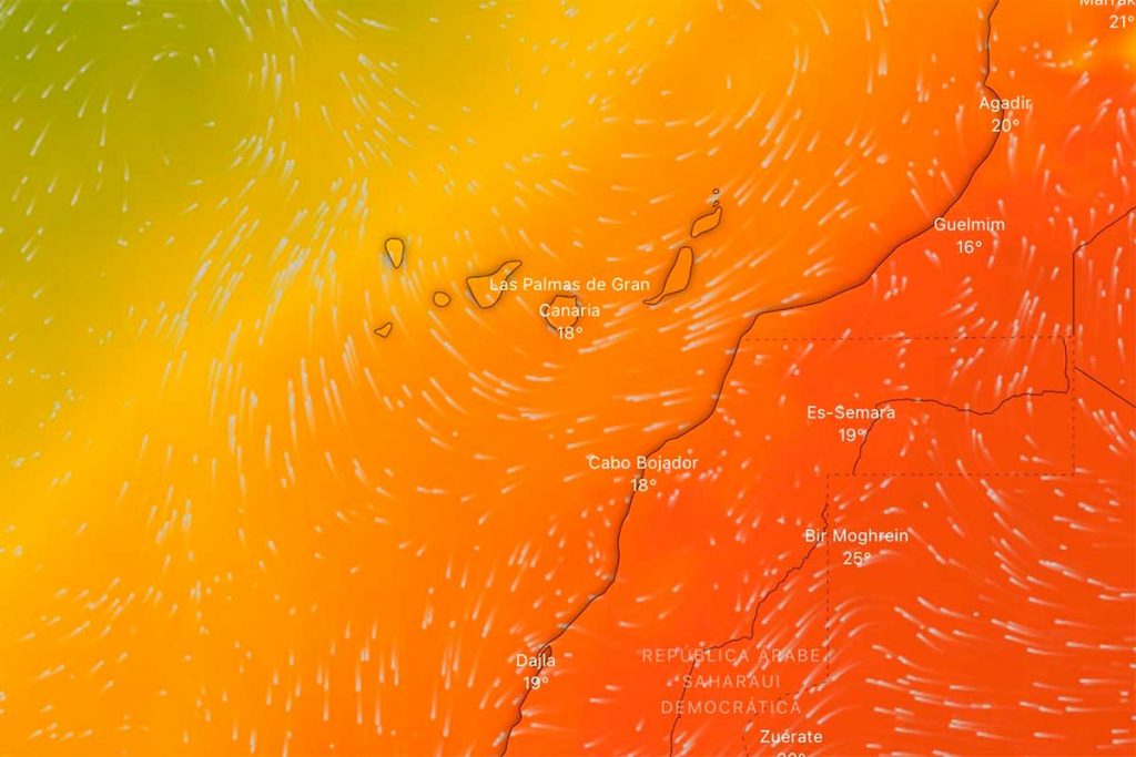 Una advección sahariana traerá más calor y calima Canarias