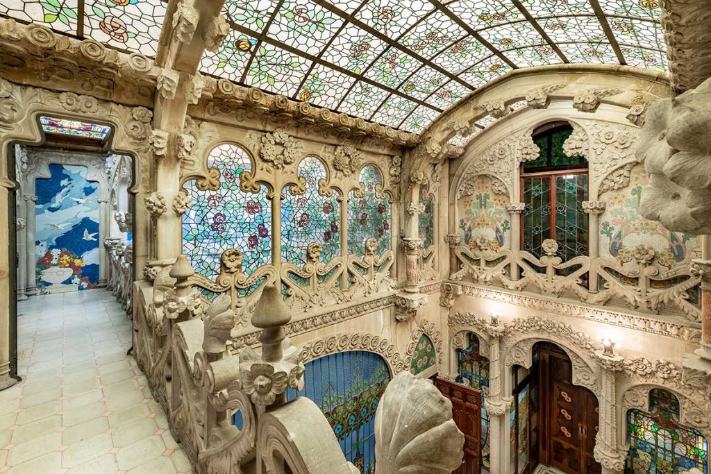 La Casa Navàs es una de las joyas modernistas de Reus. ©Pierre Grubius