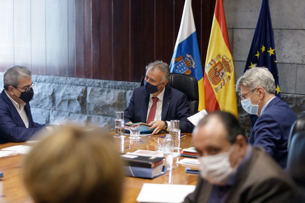 Imagen de un Consejo de Gobierno de Canarias.