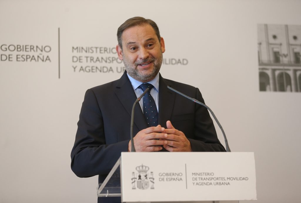 El hasta ahora ministro de Transportes, Movilidad y Agenda Urbana, José Luis Ábalos. EP