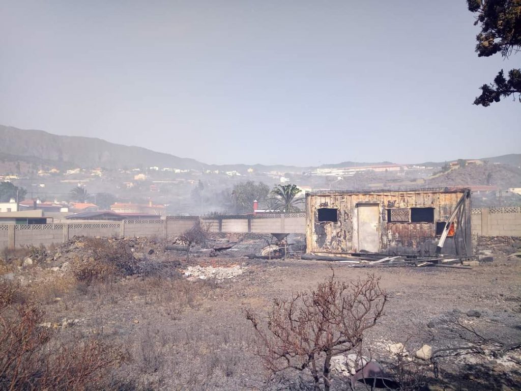 Incendio en El Paso, La Palma.